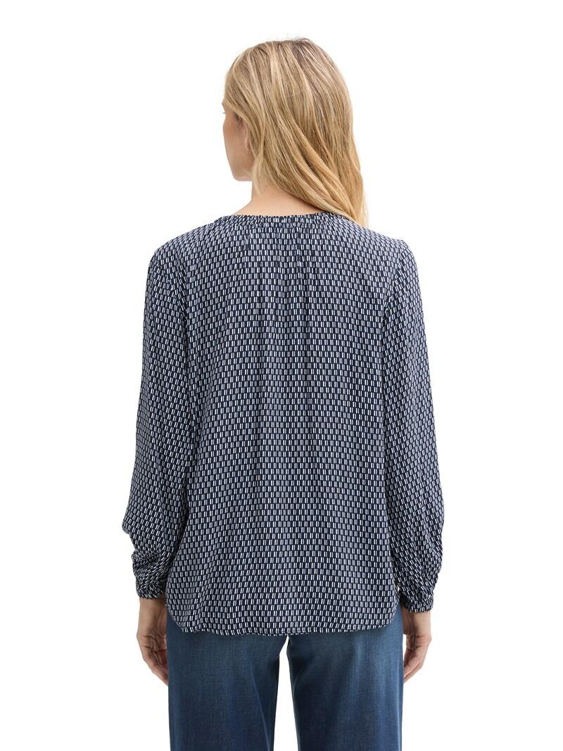 Sinned X About You Blusa TOM TAILOR En Navy Azul Real