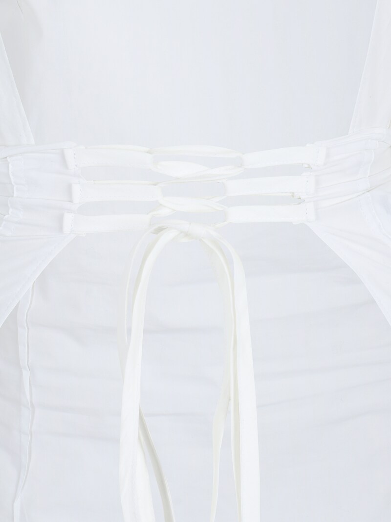 Sinned X About You Blusa 'Upcycling' ABOUT YOU REBIRTH STUDIOS En Blanco