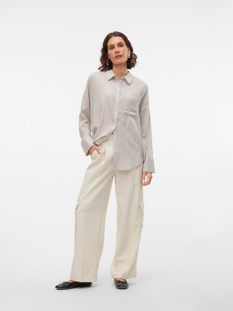 Sinned X About You Blusa 'VMBUMPY' VERO MODA En Beige Oscuro