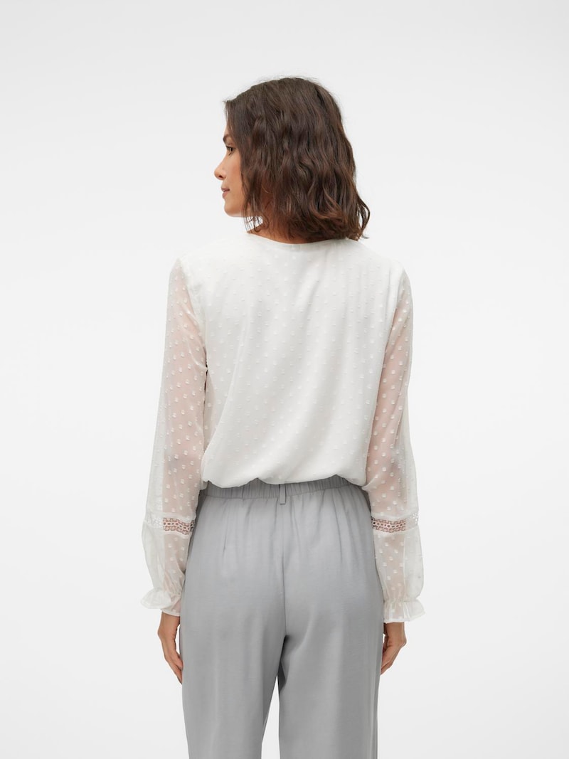 Sinned X About You Blusa 'VMLEAH' VERO MODA En Blanco