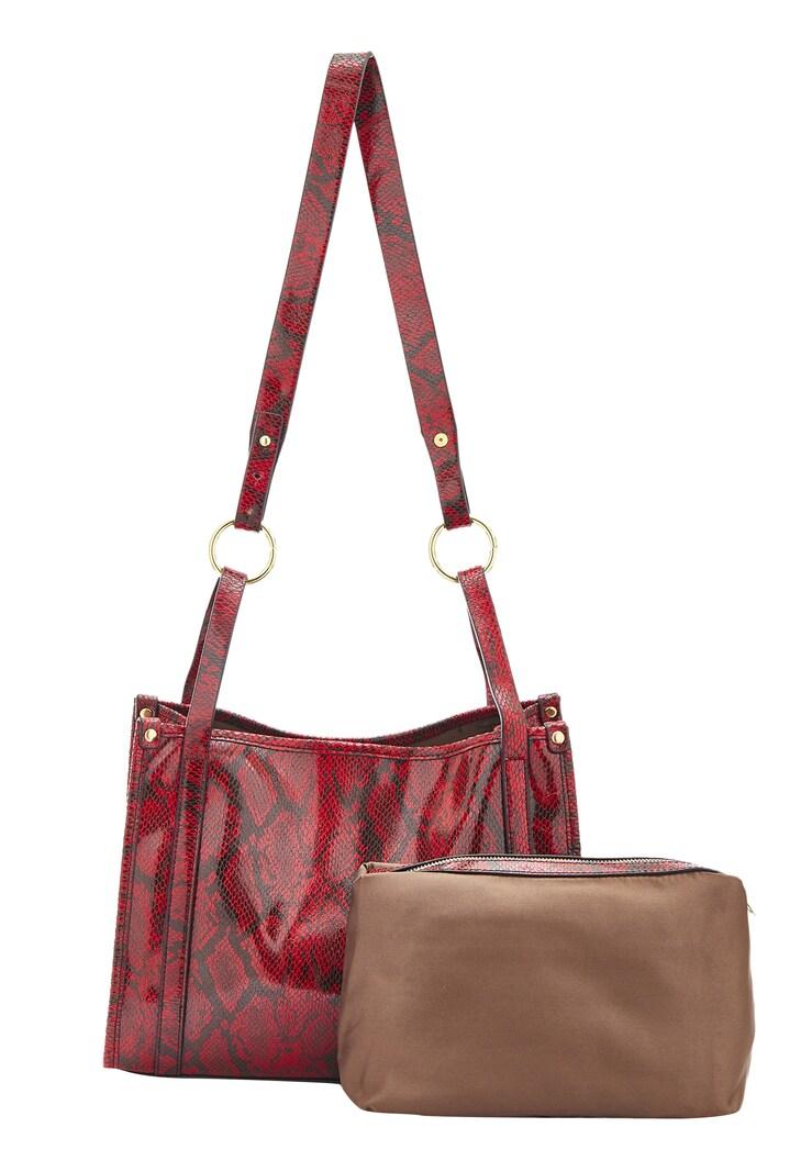 sinned x about you Bolso de hombro FELIPA en Rojo Oscuro