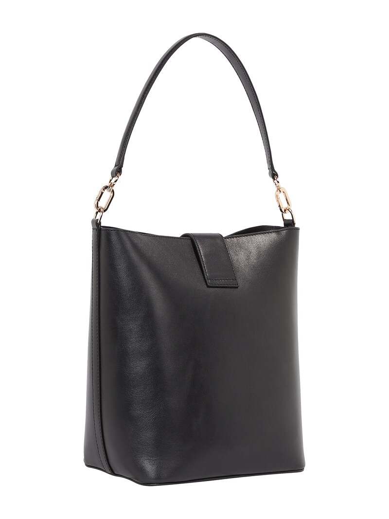 Sinned X About You Bolso De Hombro 'HERITAGE' TOMMY HILFIGER En Negro