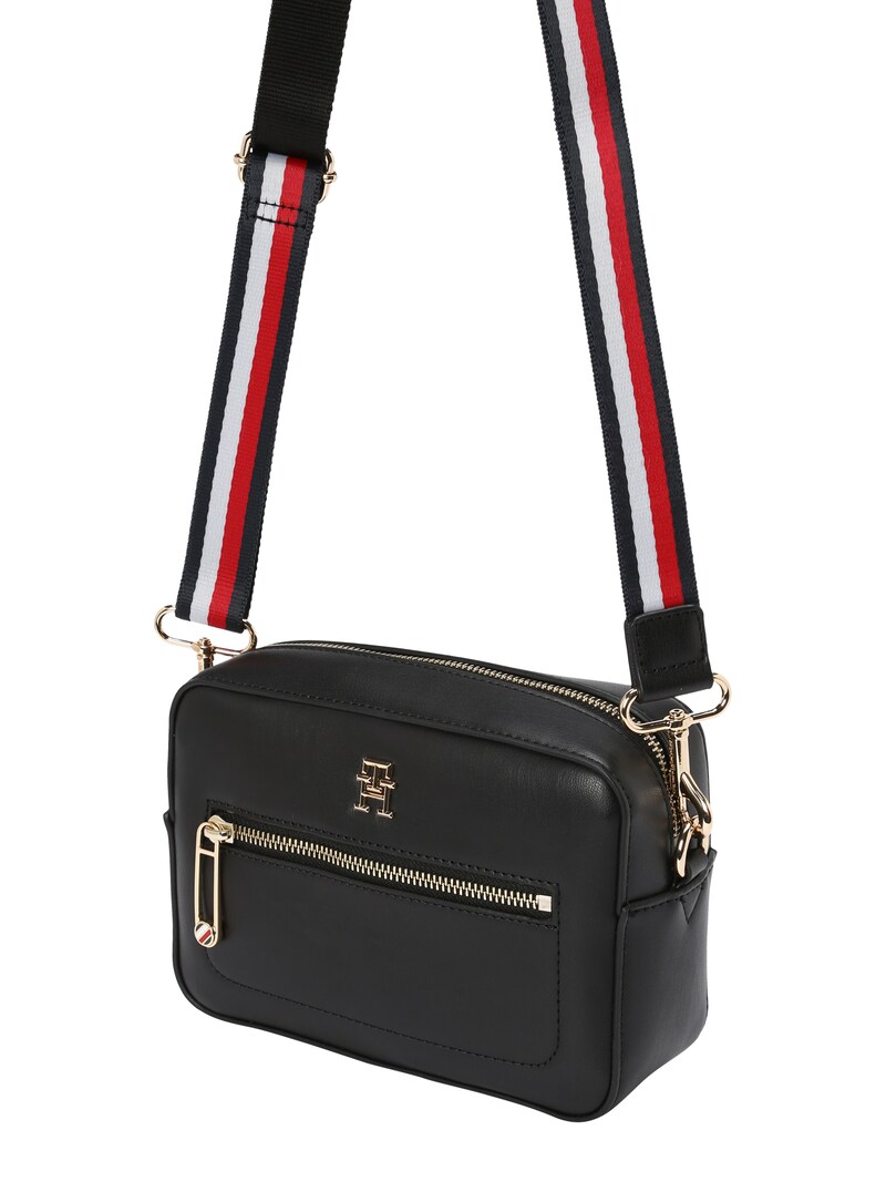 Sinned X About You Bolso De Hombro 'ICONIC' TOMMY HILFIGER En Negro