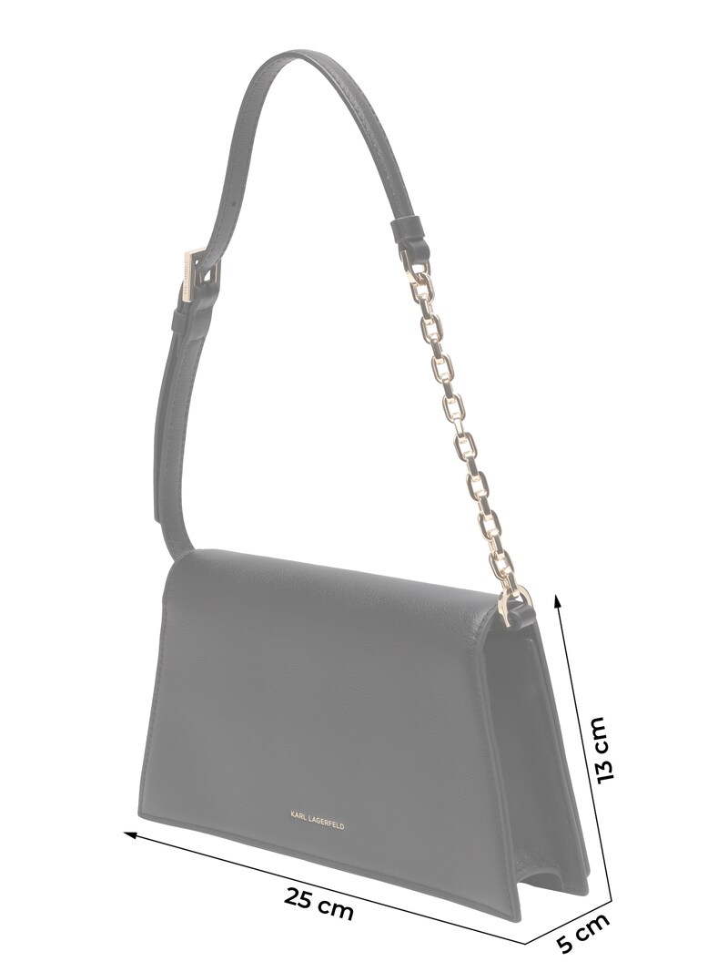 Sinned X About You Bolso De Hombro Karl Lagerfeld En Negro