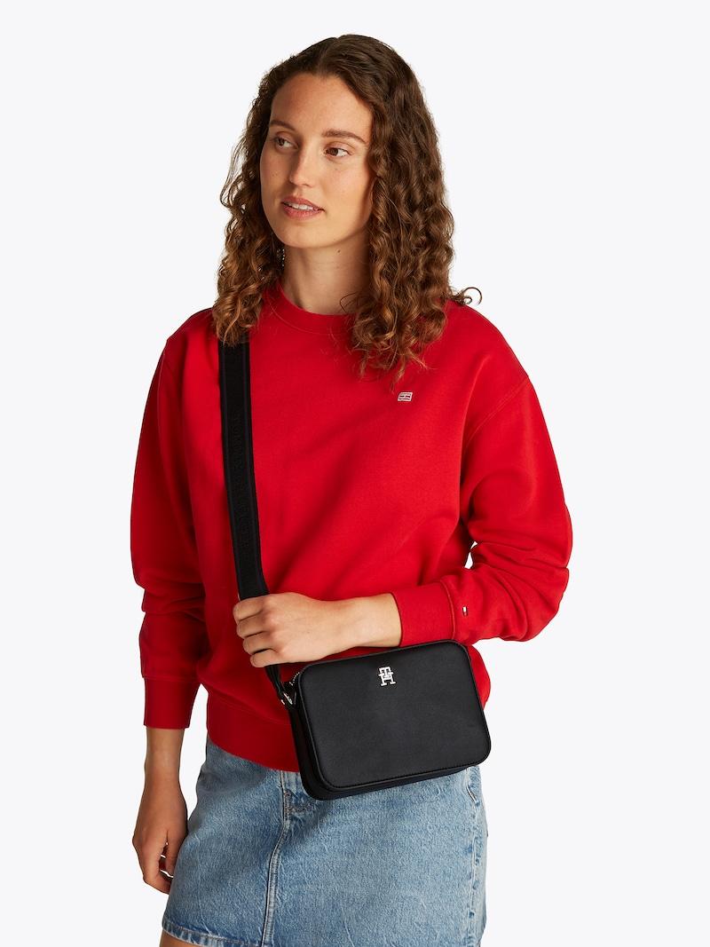 Sinned X About You Bolso De Hombro TOMMY HILFIGER En Negro