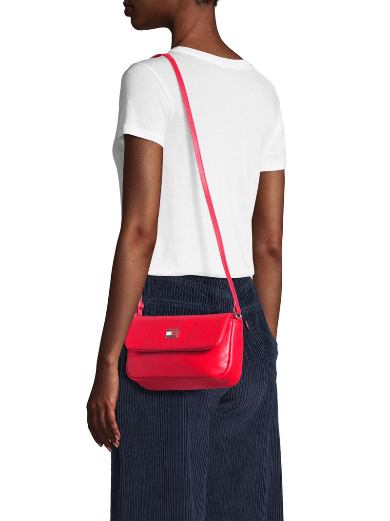 Sinned X About You Bolso De Hombro Tommy Jeans En Rojo