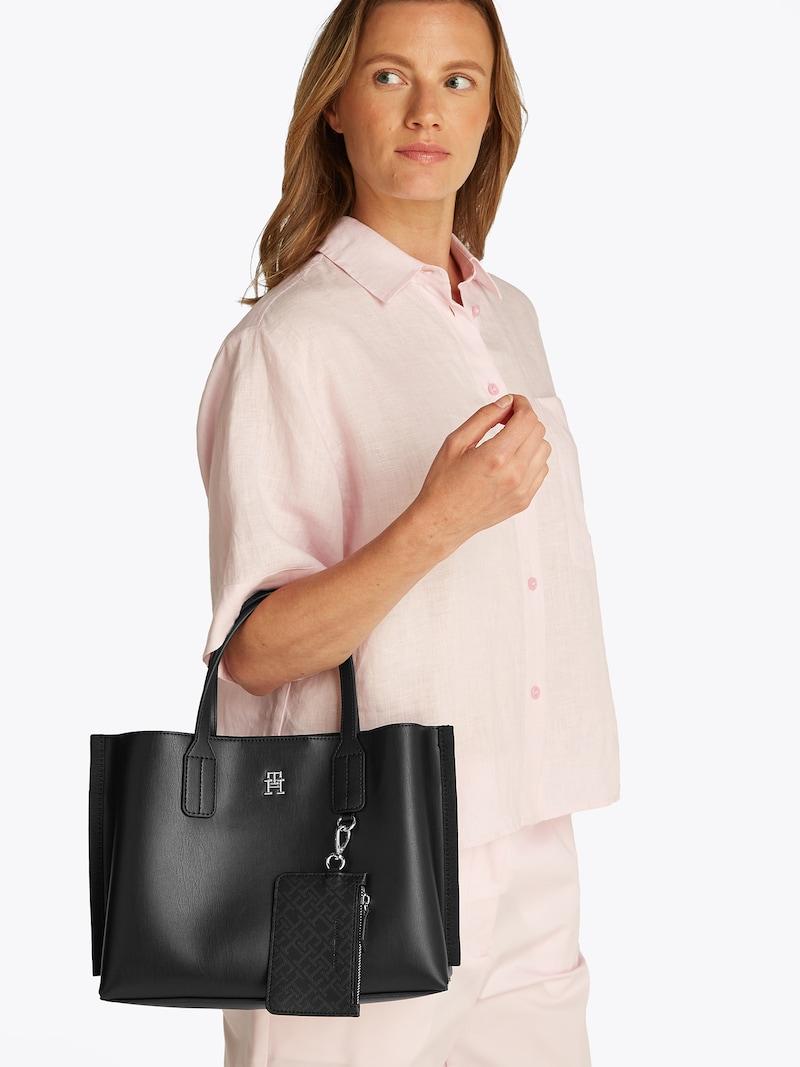 Sinned X About You Bolso De Mano 'Distinct' TOMMY HILFIGER En Negro