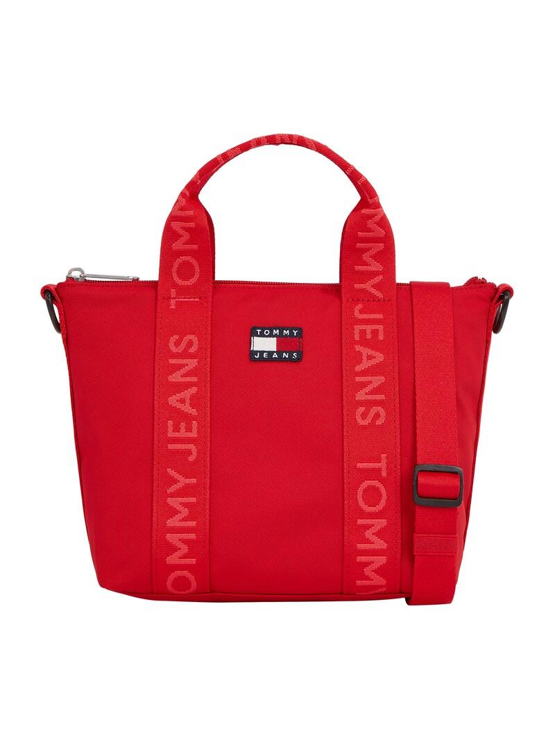 sinned x about you Bolso de mano 'Ess Daily' Tommy Jeans en Rojo