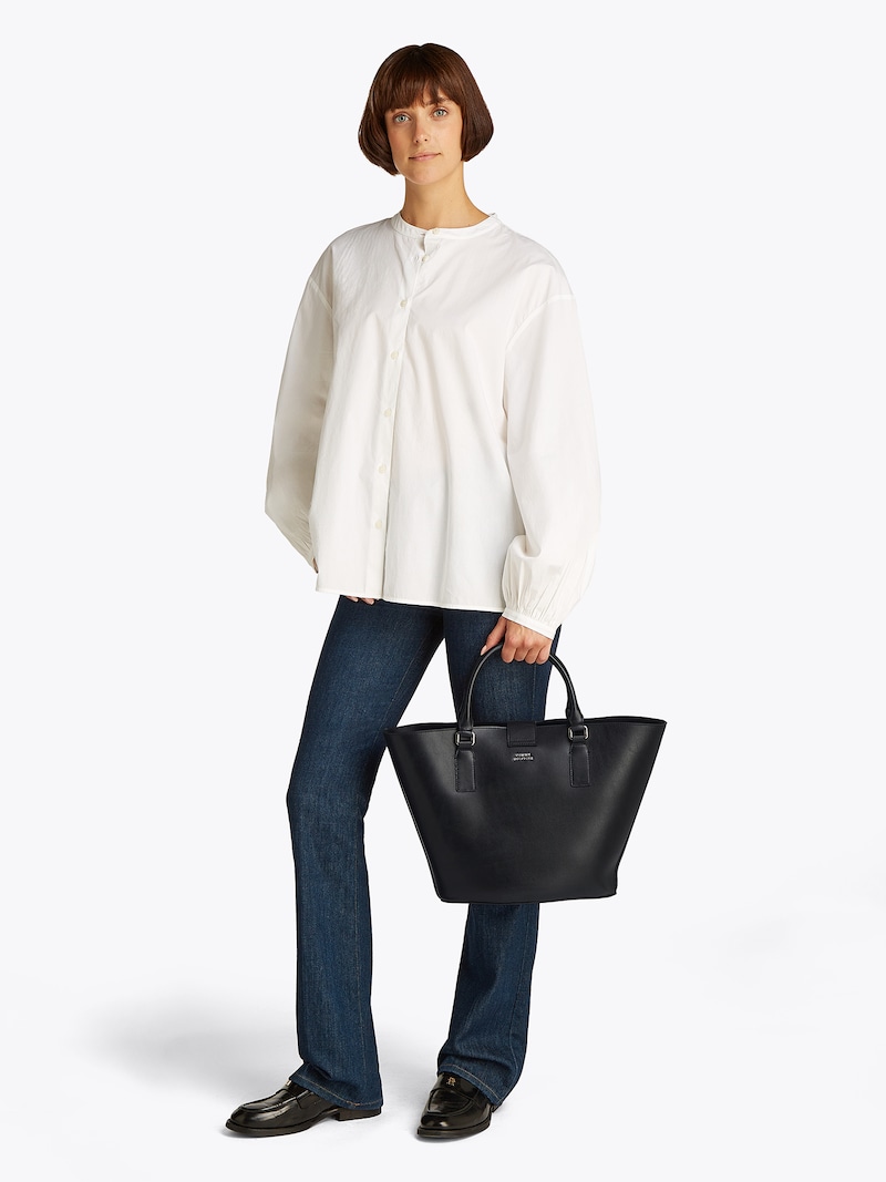 Sinned X About You Bolso De Mano 'HERITAGE' TOMMY HILFIGER En Negro