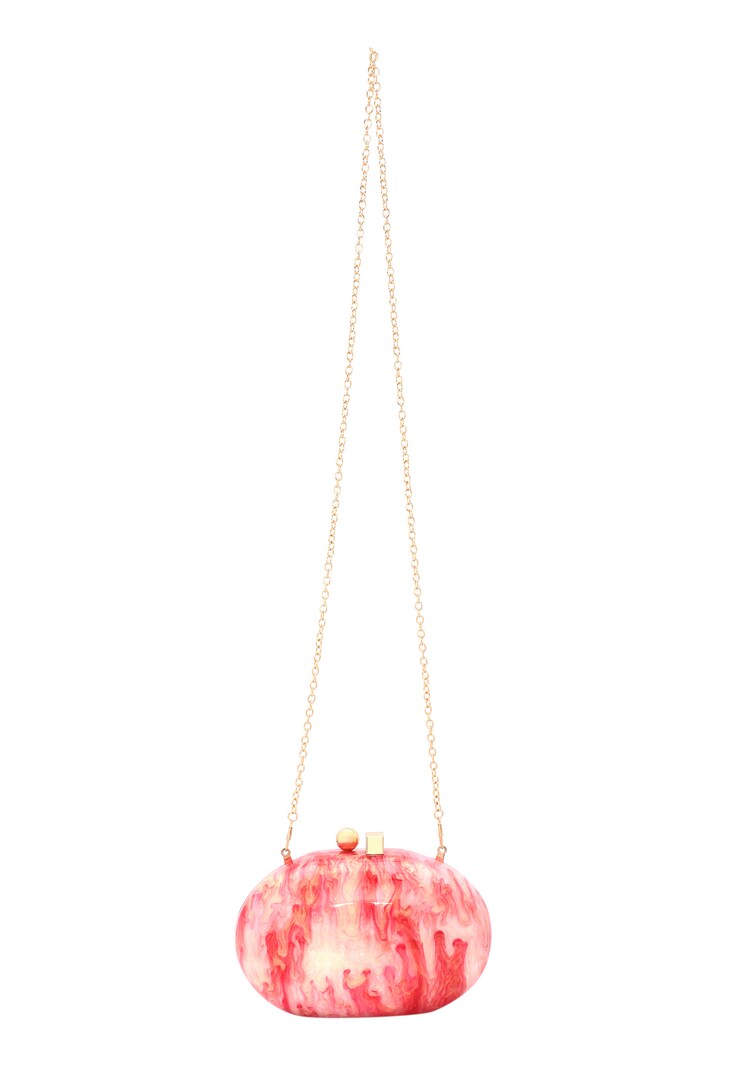 sinned x about you Bolso de noche FELIPA en Rojo Moteado