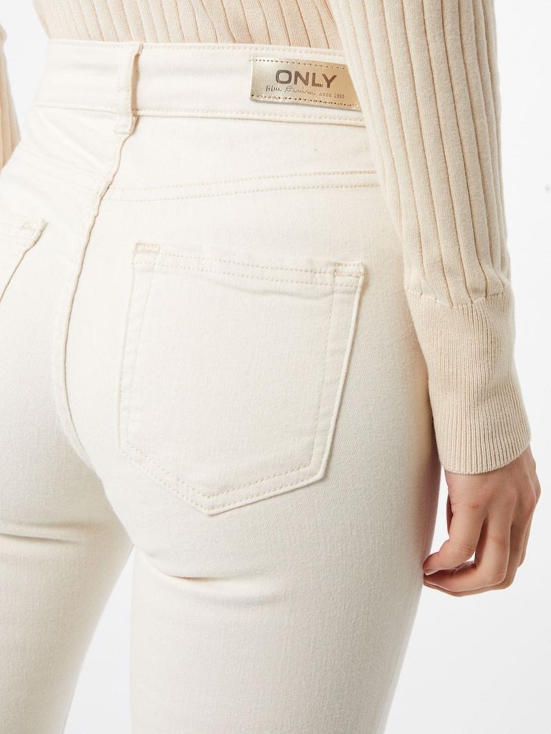 Sinned X About You Bootcut Vaquero ONLY En Blanco Denim