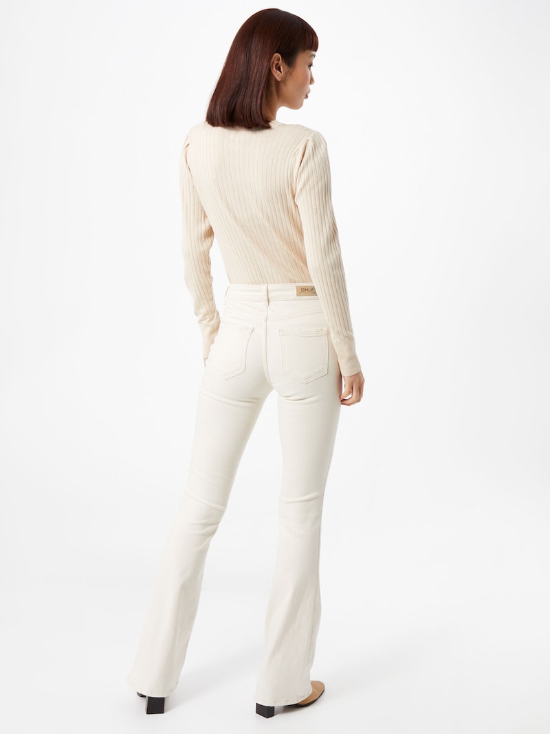 Sinned X About You Bootcut Vaquero ONLY En Blanco Denim