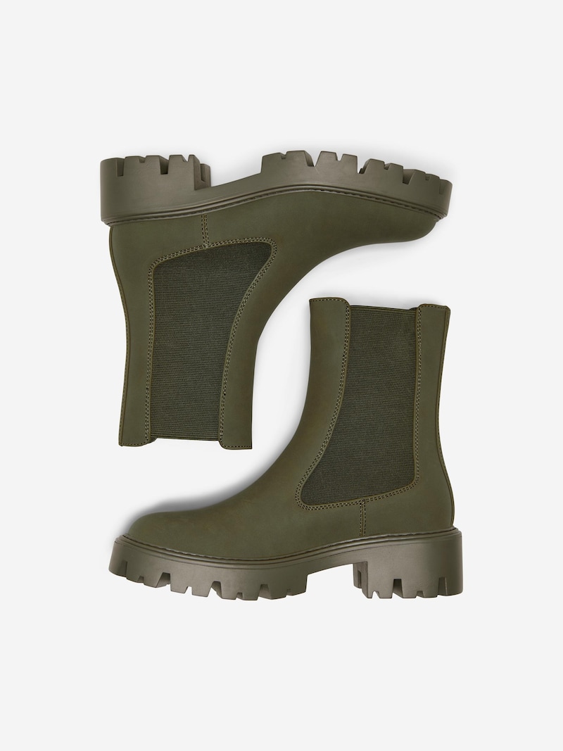 Sinned X About You Botas Chelsea 'Betty' ONLY En Oliva