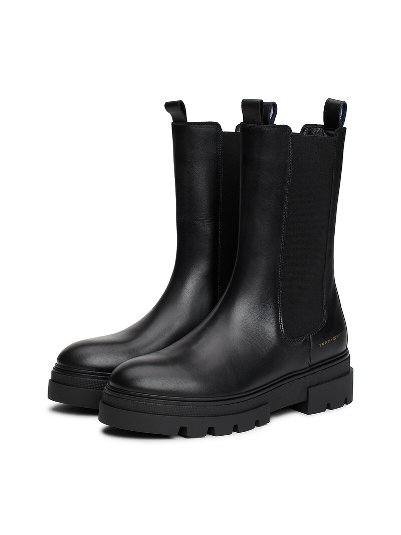 Sinned X About You Botas Chelsea TOMMY HILFIGER En Negro