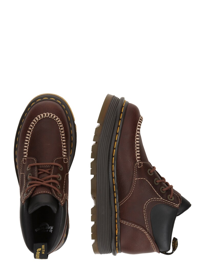 Sinned X About You Botas Con Cordones 'ZebZag' Dr. Martens En Chocolate