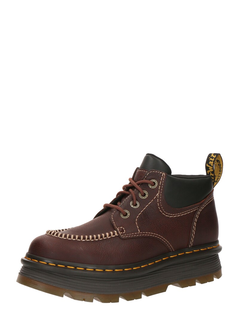 Sinned X About You Botas Con Cordones 'ZebZag' Dr. Martens En Chocolate