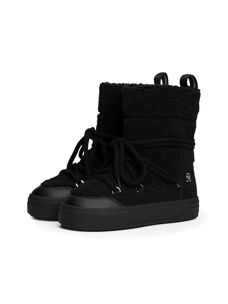 Sinned X About You Botas De Nieve TOMMY HILFIGER En Negro