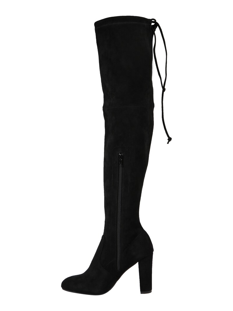 Sinned X About You Botas Sobre La Rodilla 'Liya' ABOUT YOU En Negro