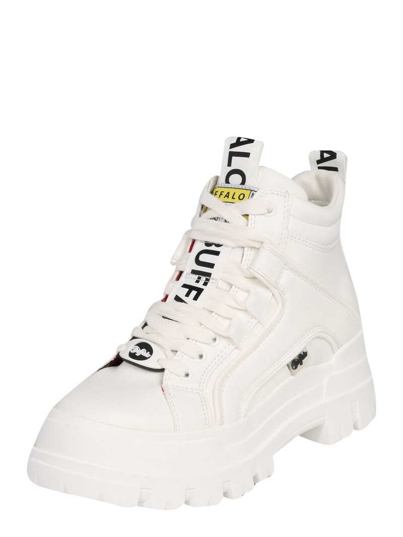 sinned x about you Botines con cordones 'Aspha' BUFFALO en Blanco Offwhite