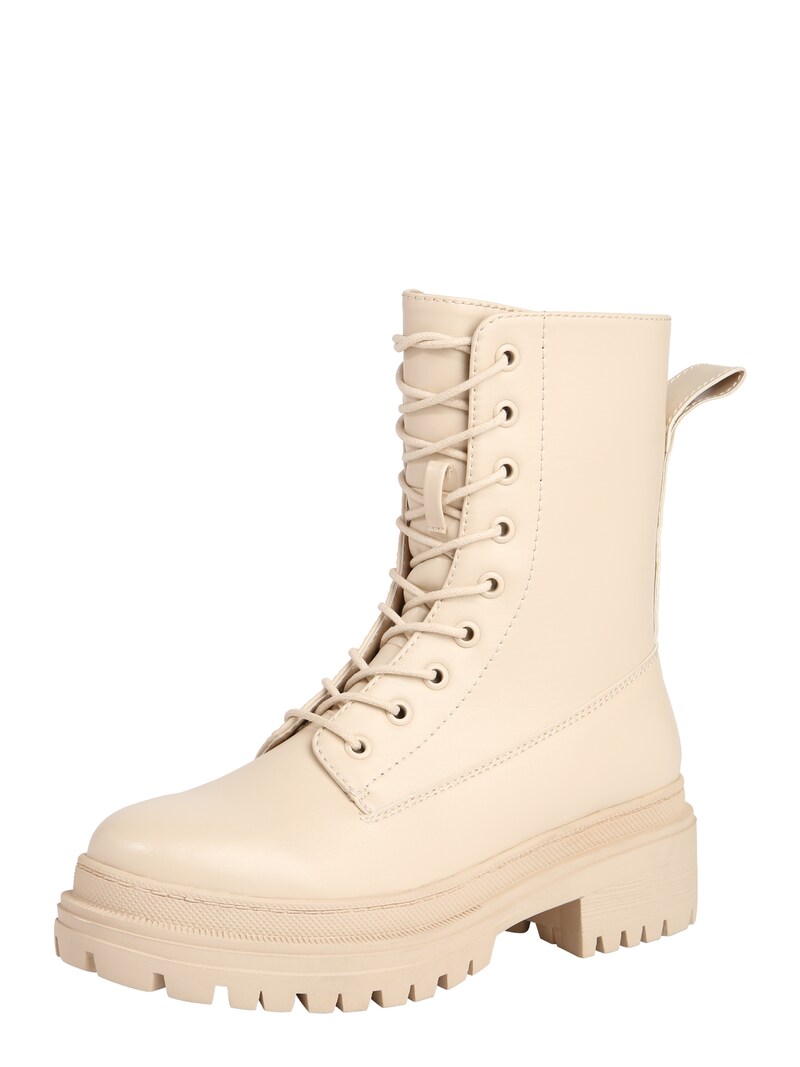 sinned x about you Botines con cordones 'Carolin' ABOUT YOU en Beige