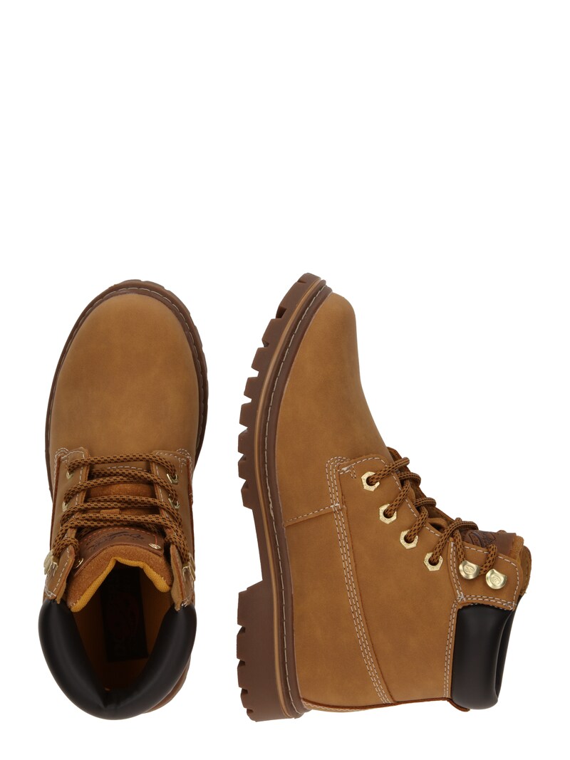 Sinned X About You Botines Con Cordones Dockers By Gerli En Mostaza