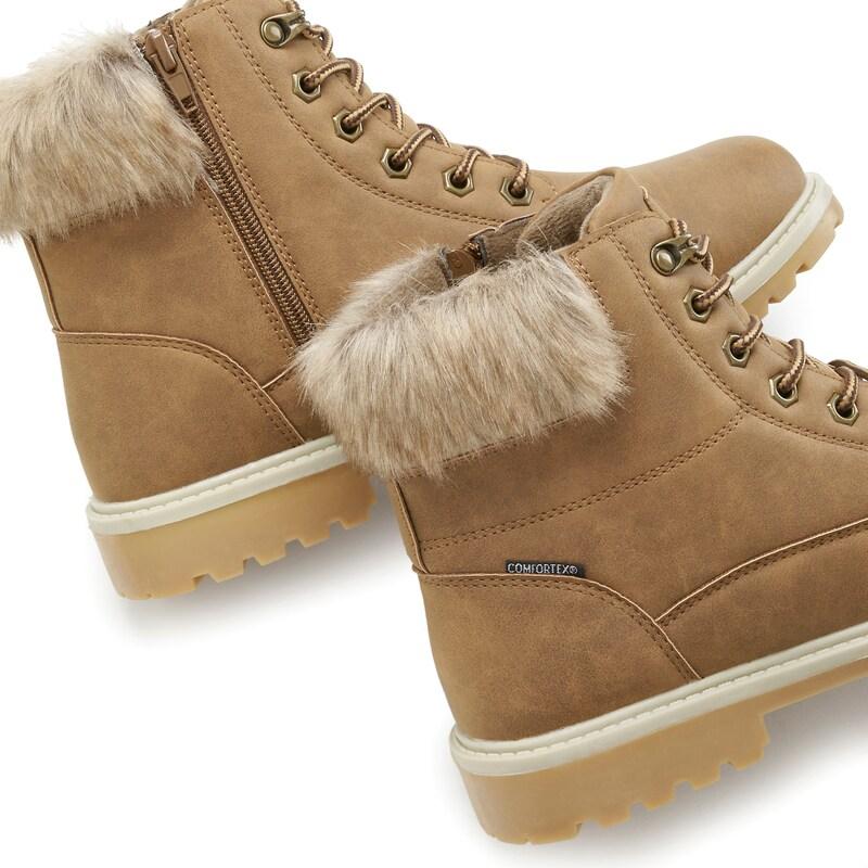 Sinned X About You Botines Con Cordones LASCANA En Camelo