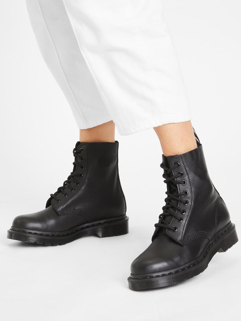 Sinned X About You Botines Con Cordones 'Pascal' Dr. Martens En Negro