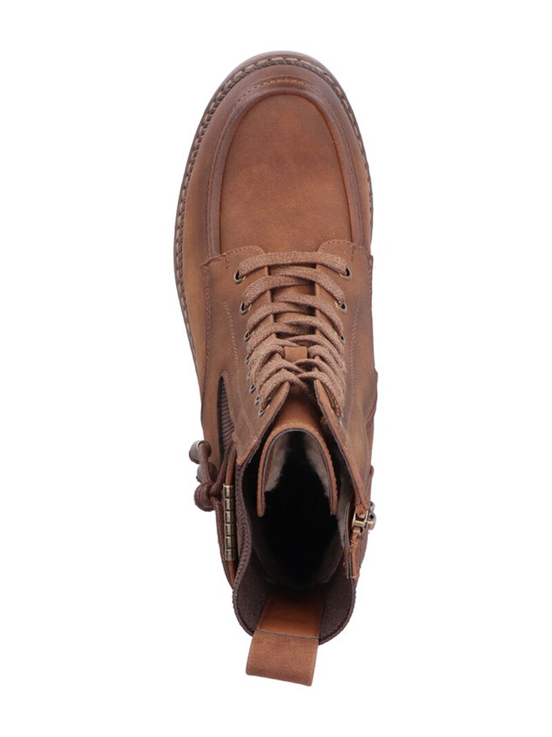 Sinned X About You Botines Con Cordones Rieker En Cognac