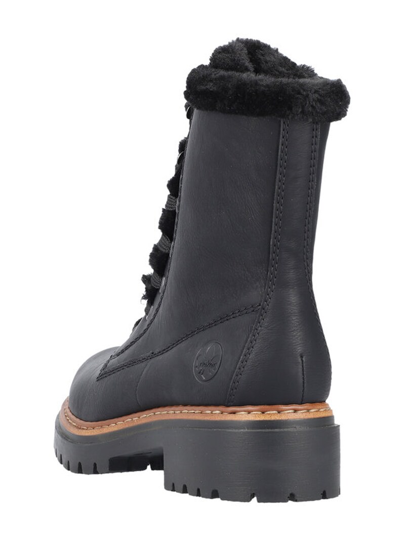 Sinned X About You Botines Con Cordones Rieker En Negro