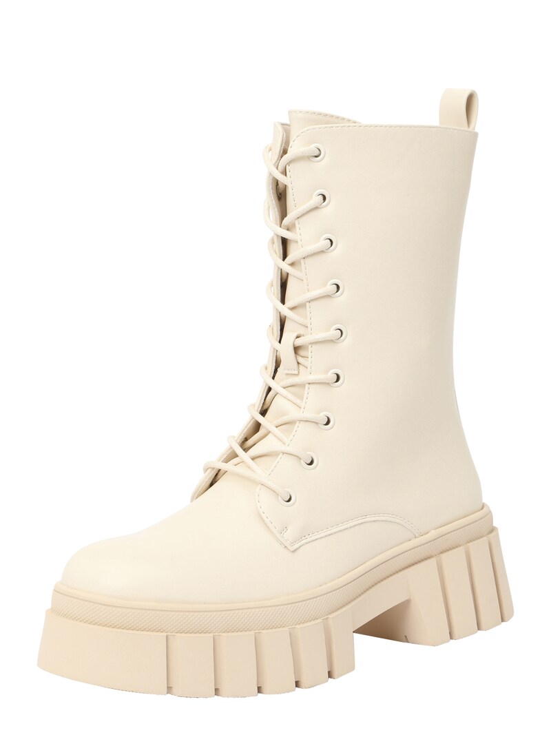 sinned x about you Botines con cordones 'Stella' ABOUT YOU en Crema