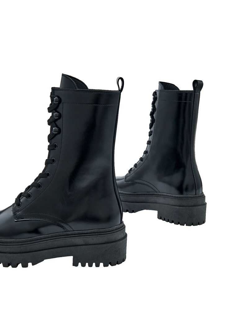 Sinned X About You Botines Con Cordones 'Udale' EDITED En Negro