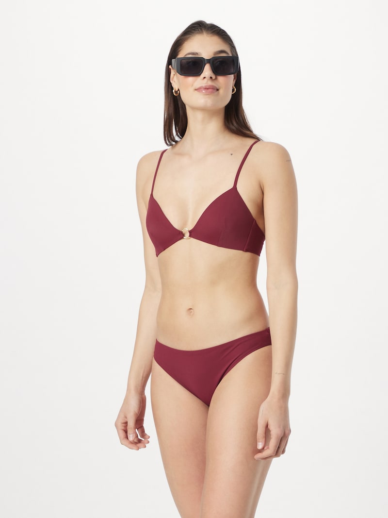 Sinned X About You Braga De Bikini Calvin Klein Swimwear En Rojo Oscuro