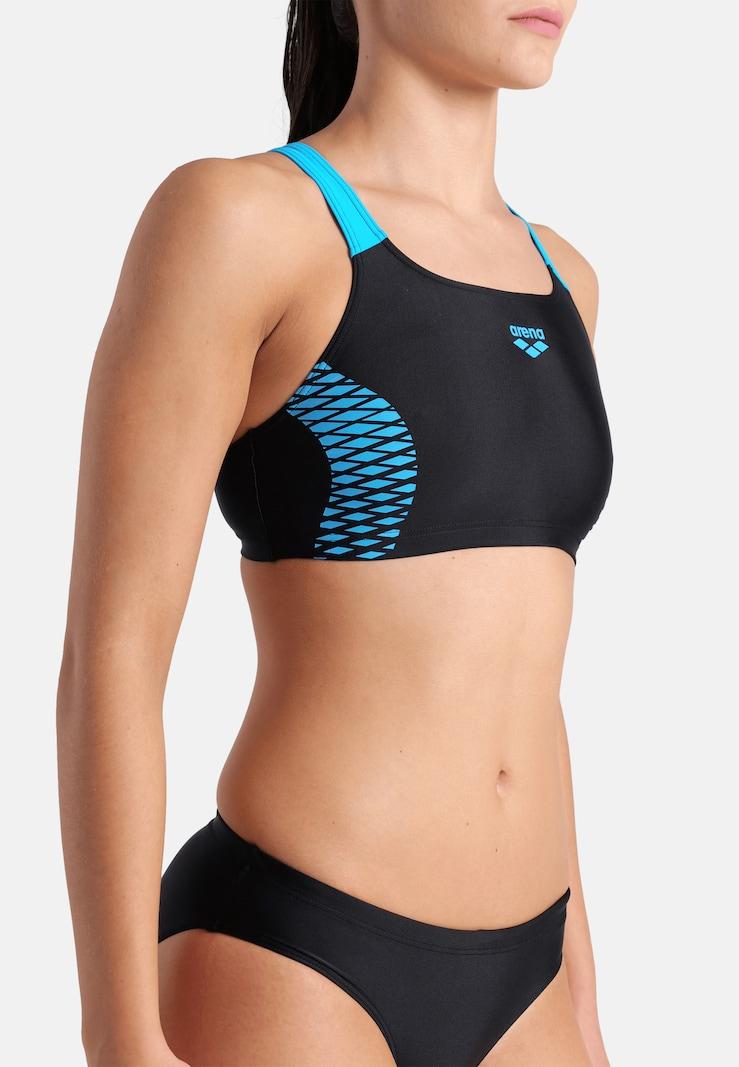 Sinned X About You Bustier Bikini Deportivo 'Openings' ARENA En Negro