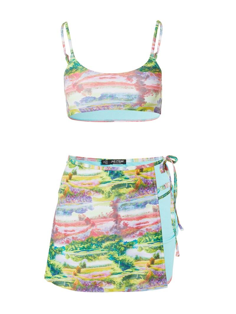 Sinned X About You Bustier Bikini Nasty Gal En Mezcla De Colores