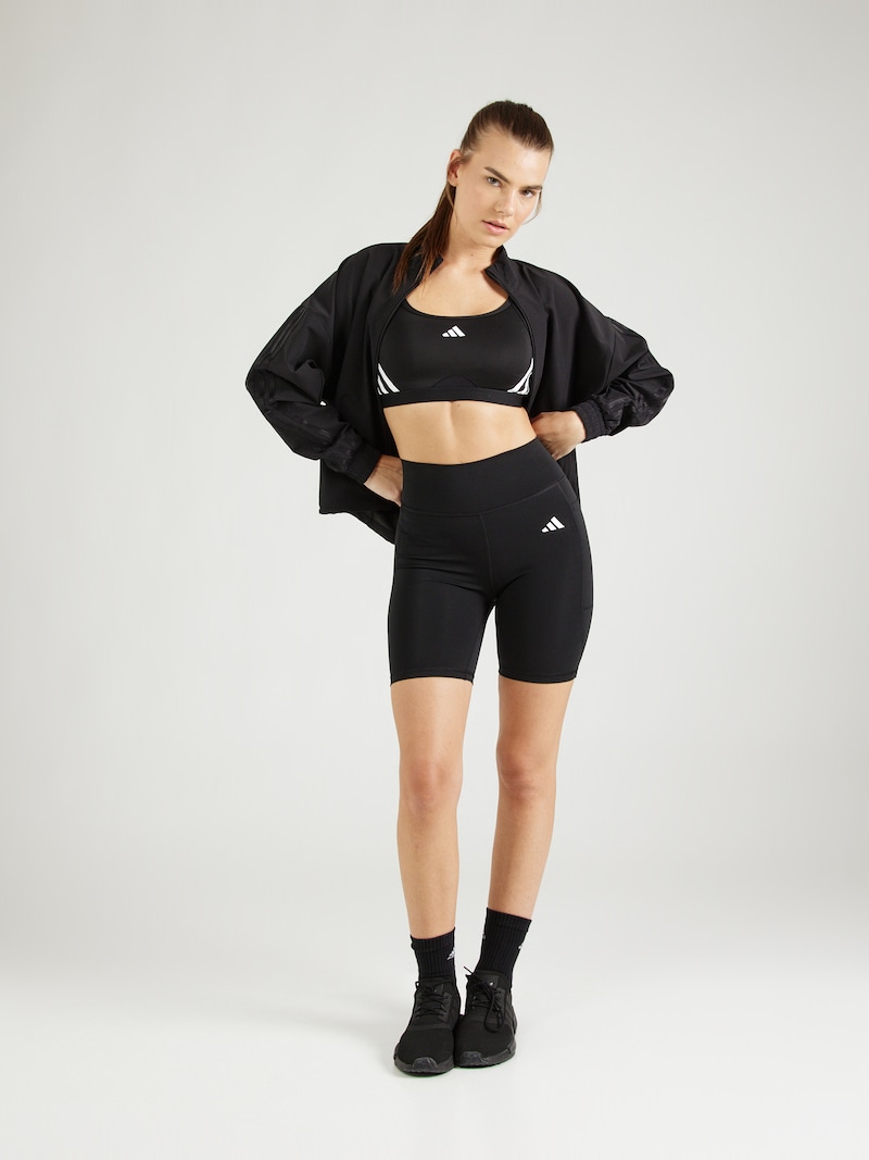 Sinned X About You Bustier Sujetador Deportivo ADIDAS PERFORMANCE En Negro