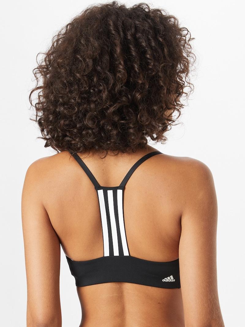Sinned X About You Bustier Sujetador Deportivo 'Aeroimpact Light-Support' ADIDAS PERFORMANCE En Negro