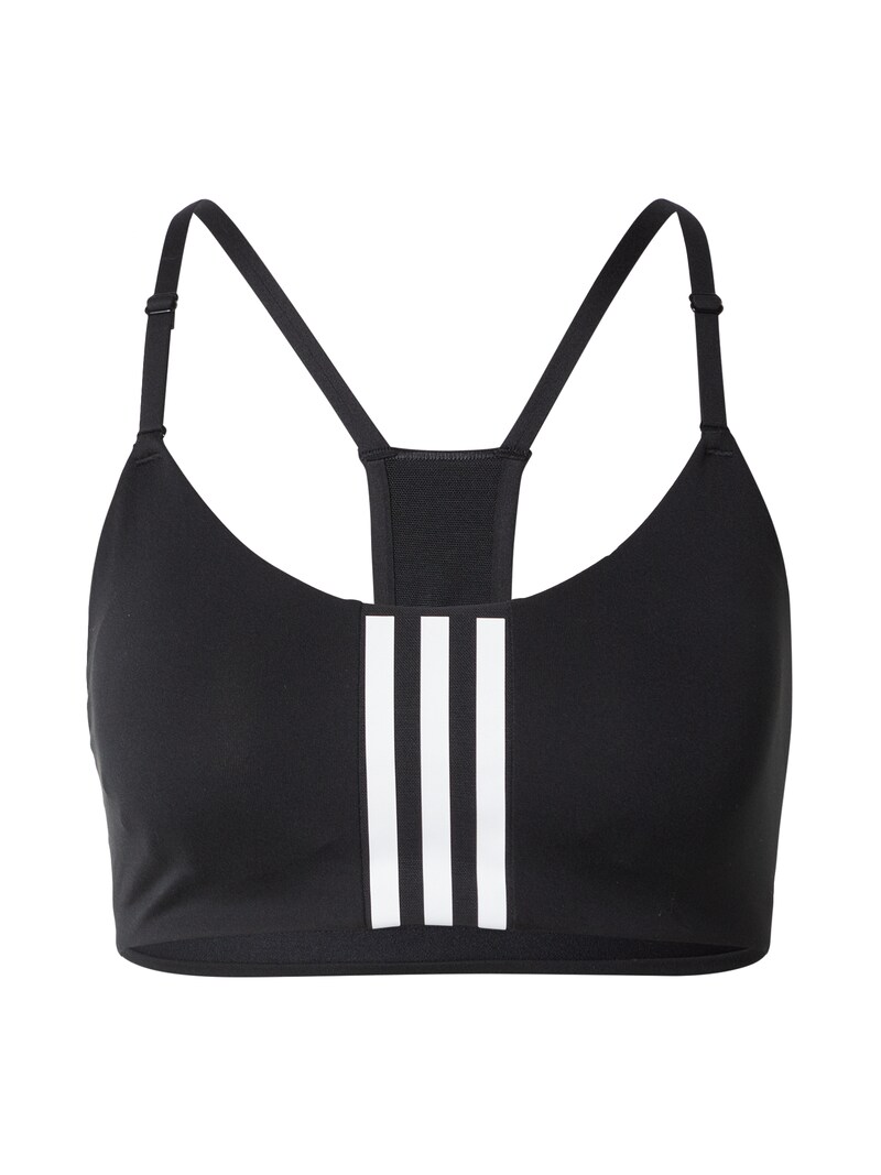 sinned x about you Bustier Sujetador deportivo 'Aeroimpact Light-Support' ADIDAS PERFORMANCE en Negro