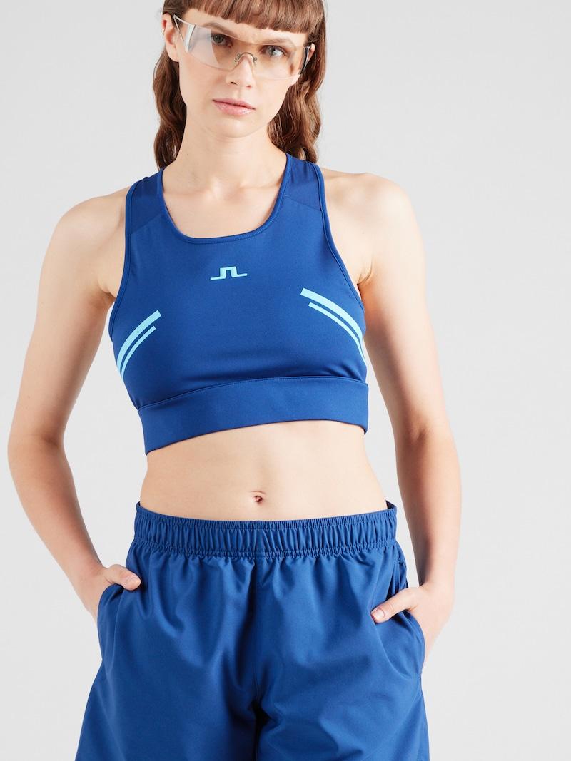 Sinned X About You Bustier Sujetador Deportivo 'Calista' J.Lindeberg En Azul Azul Claro