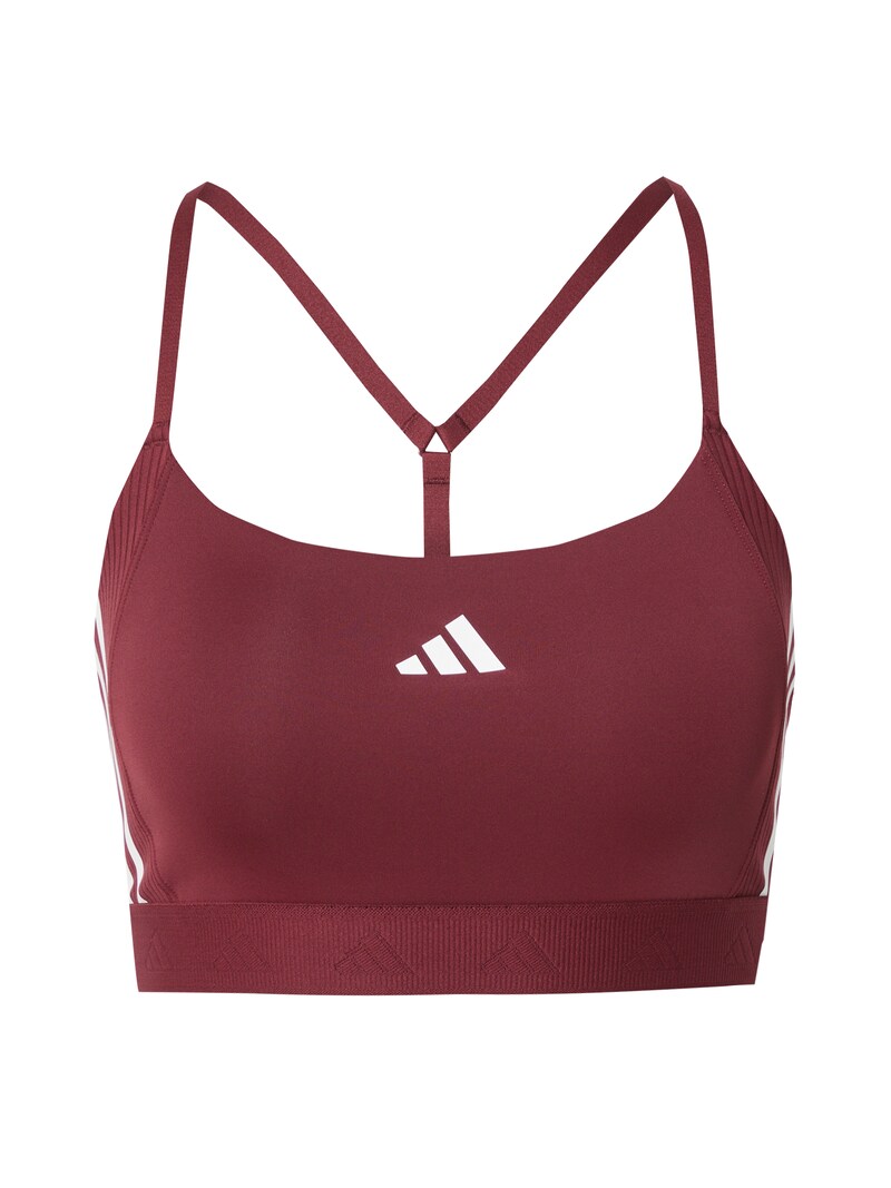 sinned x about you Bustier Sujetador deportivo 'HYGLM' ADIDAS PERFORMANCE en Rojo Carmesí