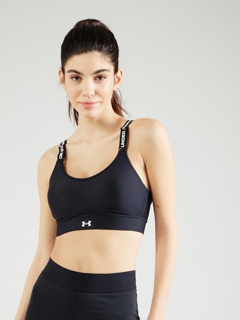 Sinned X About You Bustier Sujetador Deportivo 'Infinity 2.0' UNDER ARMOUR En Negro