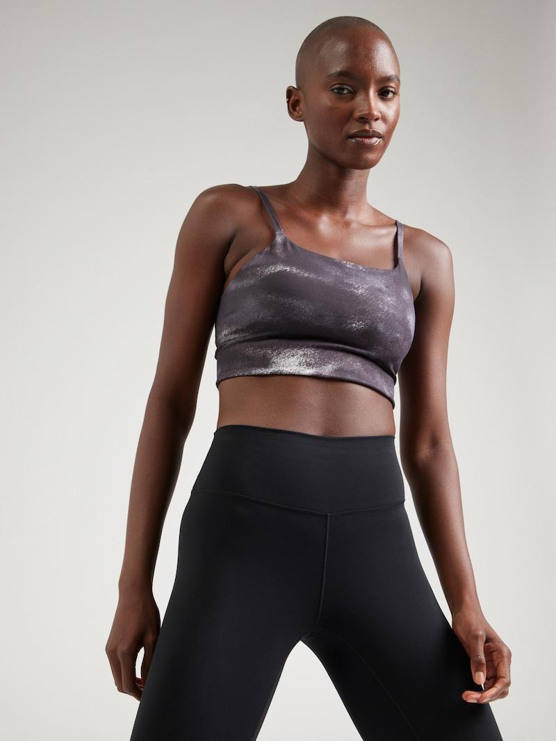 Sinned X About You Bustier Sujetador Deportivo 'One' NIKE En Taupe