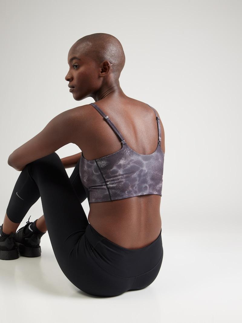 Sinned X About You Bustier Sujetador Deportivo 'One' NIKE En Taupe