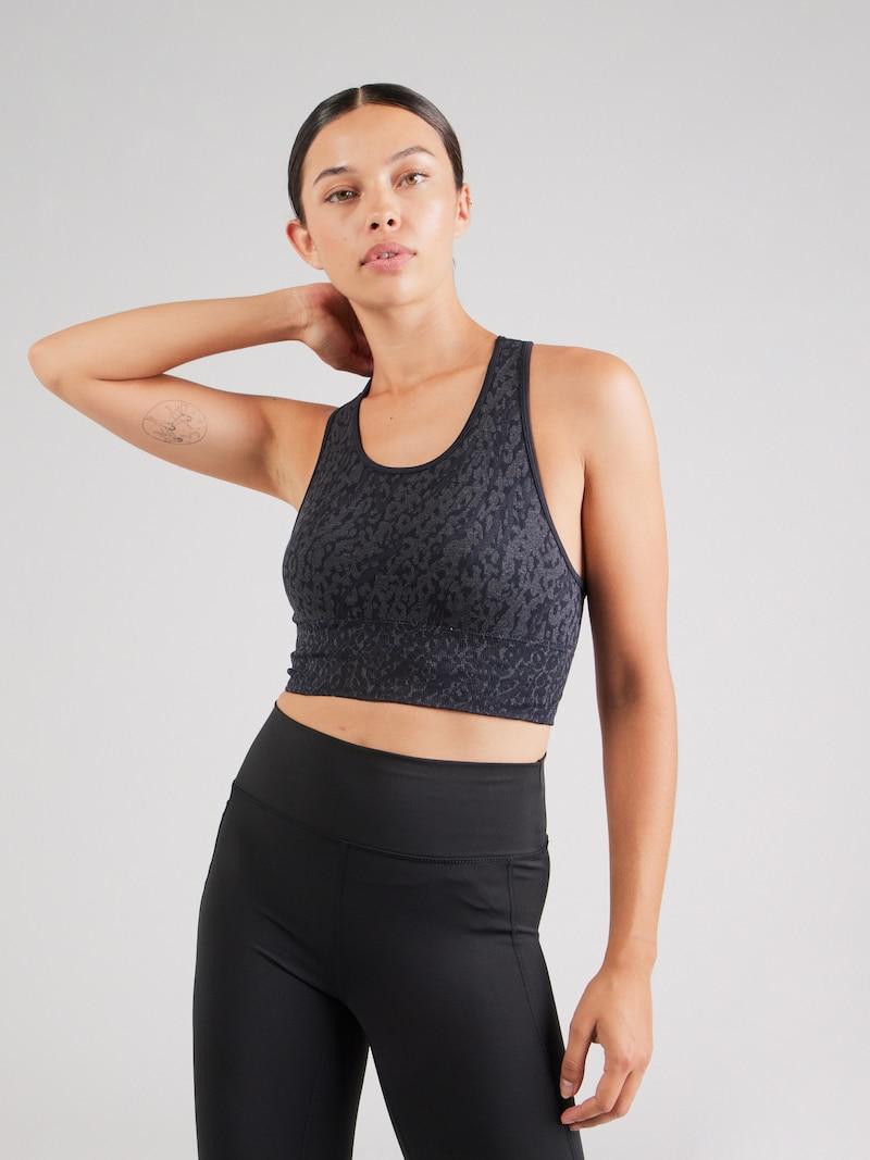 Sinned X About You Bustier Sujetador Deportivo 'ONPDaisy-2-Betty' ONLY PLAY En Antracita Gris Oscuro