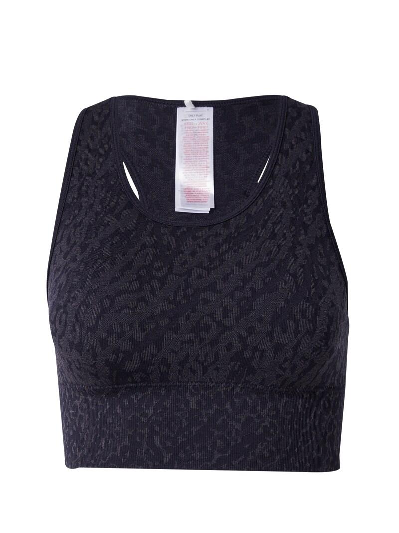 sinned x about you Bustier Sujetador deportivo 'ONPDaisy-2-Betty' ONLY PLAY en Antracita Gris Oscuro