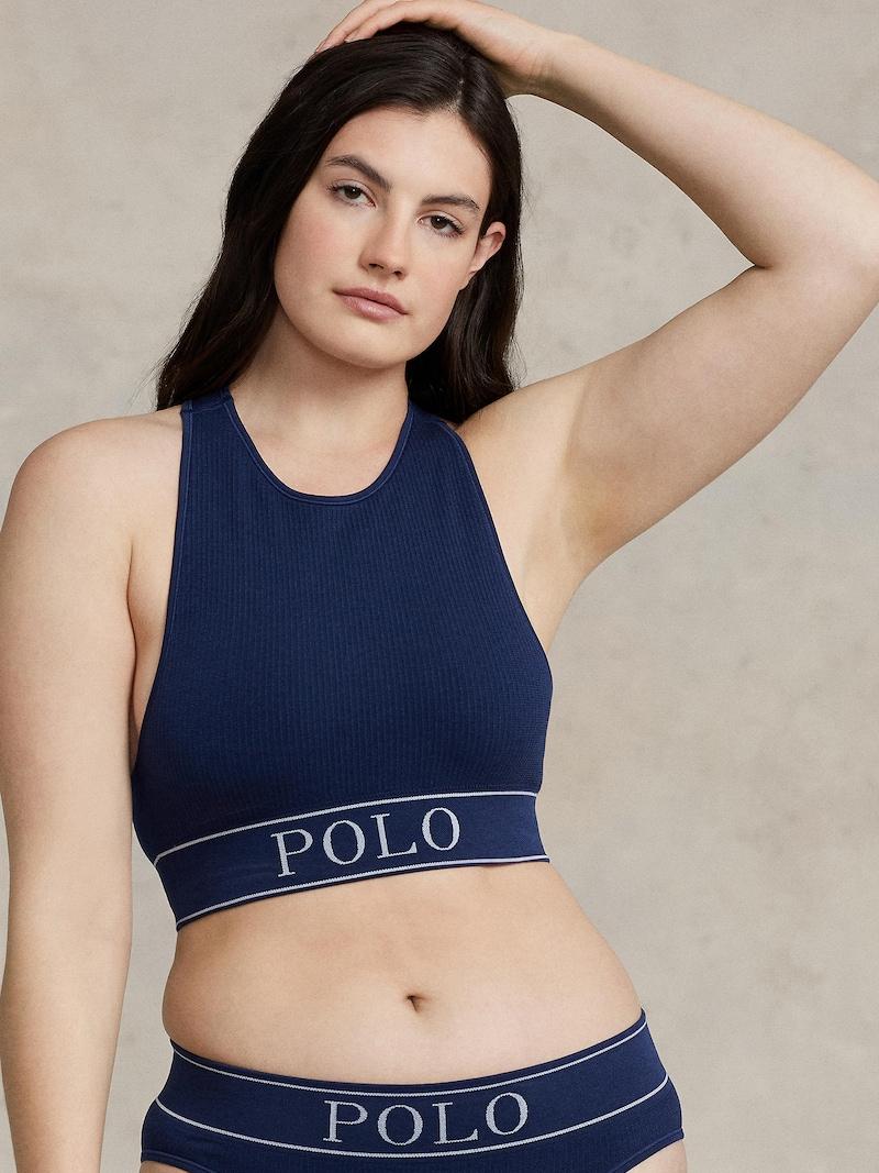 Sinned X About You Bustier Sujetador Polo Ralph Lauren En Navy