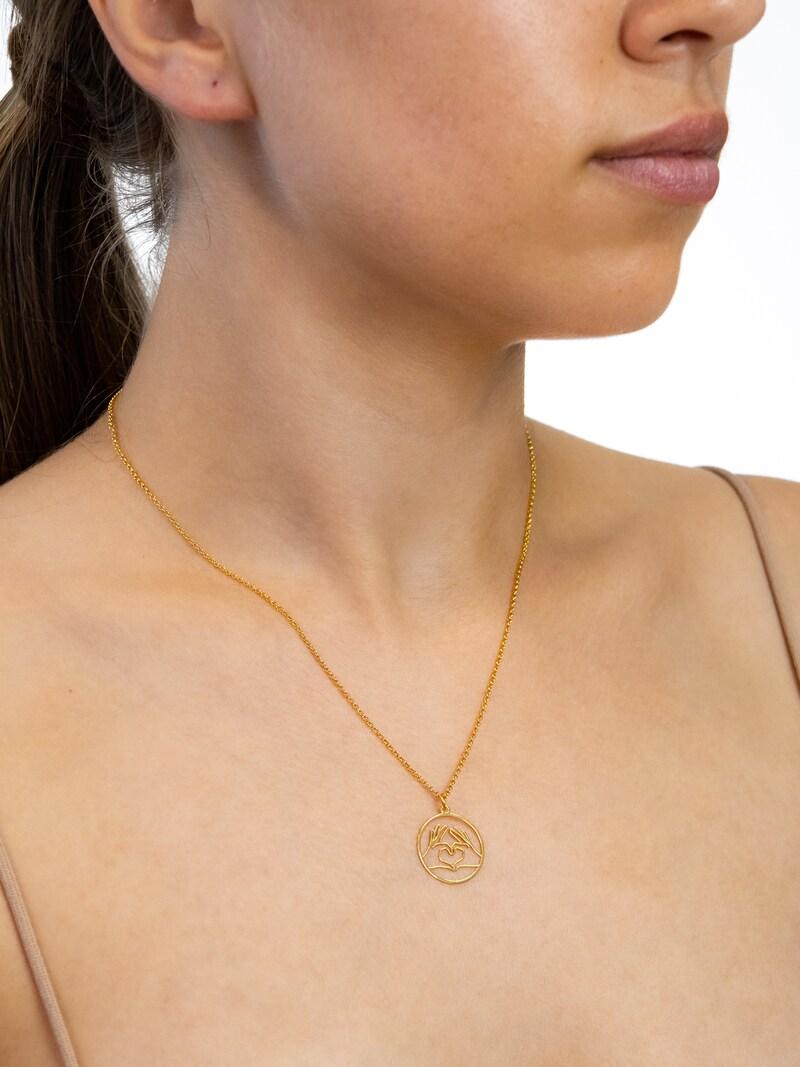 Sinned X About You Cadena 'I Heart You' Fräulein Wunder En Oro