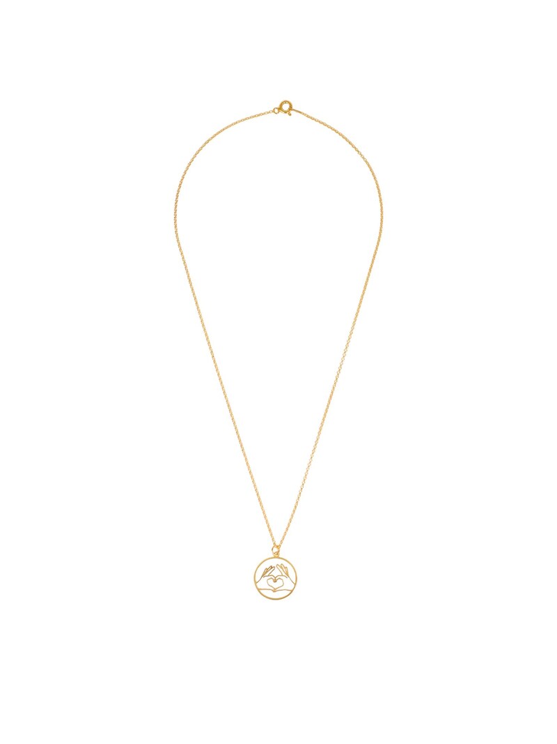 sinned x about you Cadena 'I Heart You' Fräulein Wunder en Oro