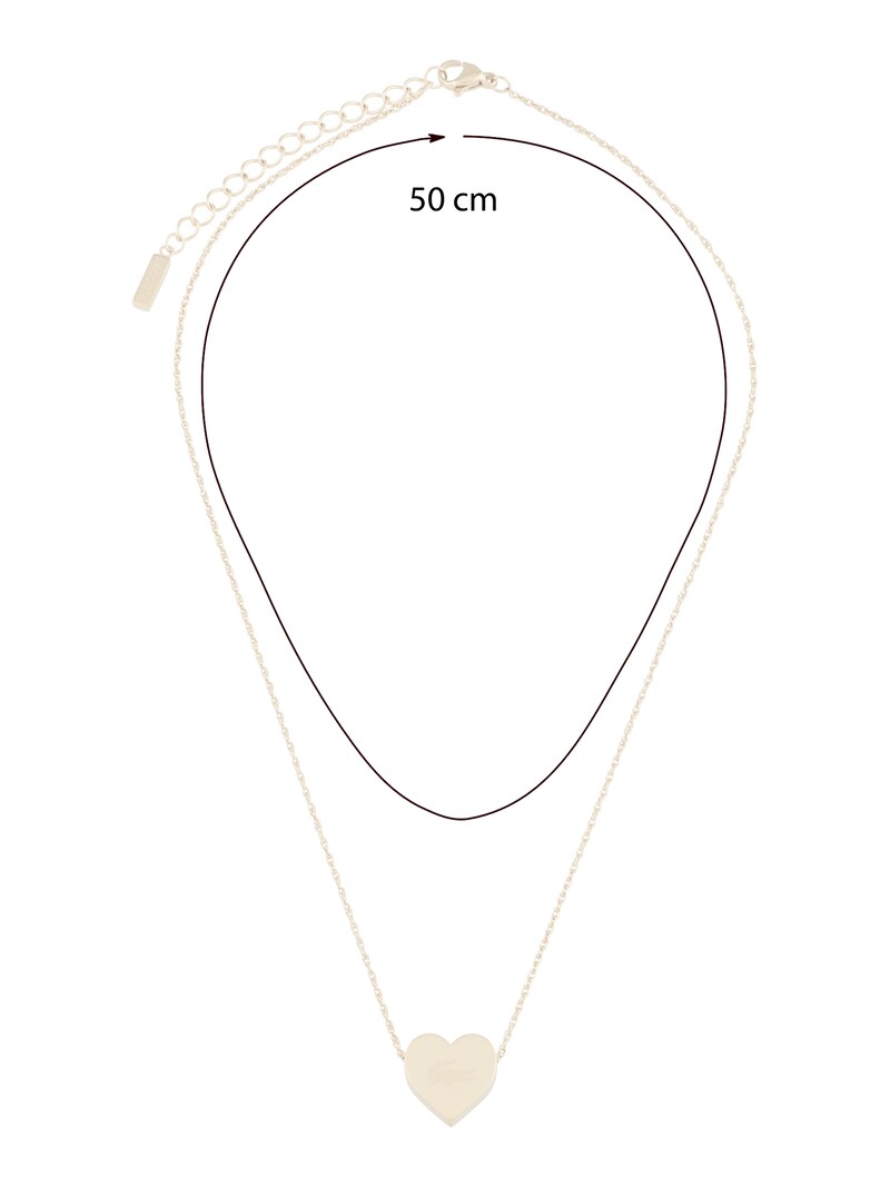 Sinned X About You Cadena 'LOVE MY CROC' LACOSTE En Oro