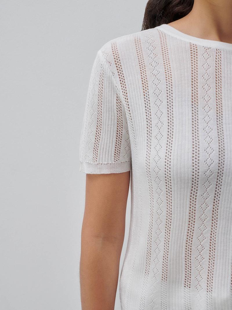 Sinned X About You Camiseta ABOUT YOU X Marie Von Behrens En Blanco Lana