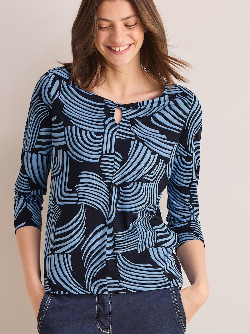 Sinned X About You Camiseta CECIL En Azul Claro Azul Oscuro